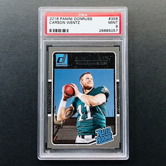 Carson Wentz RC - 2016 Donruss #356 PSA 9 - Picture 1 of 3